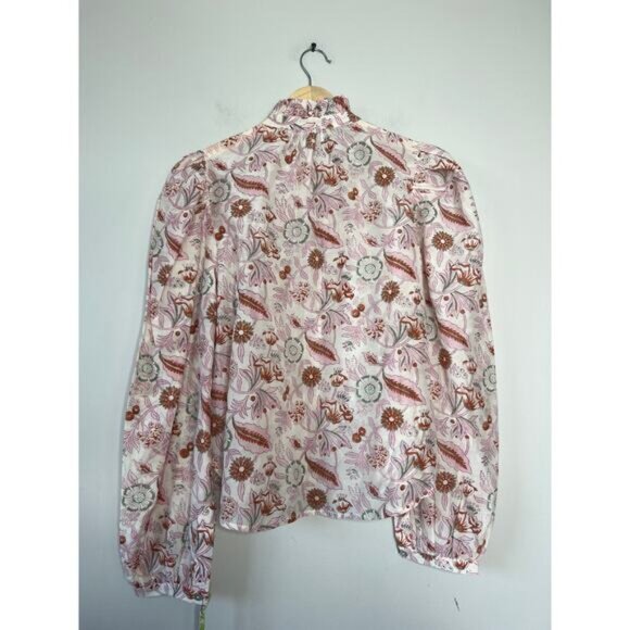 NWT Alix of Bohemia Annabel Camellia Floral Puffed Women's Shirt Size: Medium - Picture 8 of 9